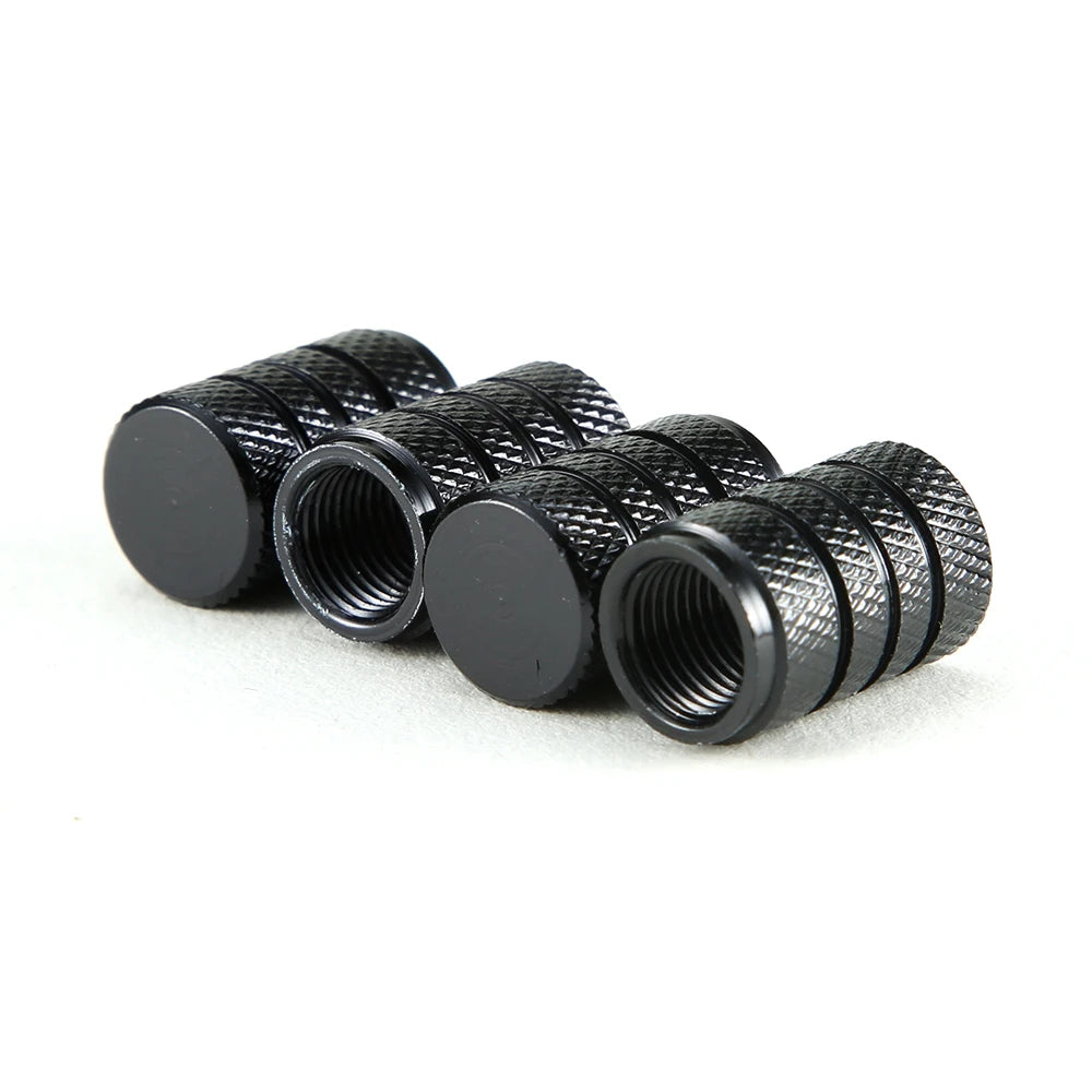Aluminum Tire Valve Stem Caps – Set of 4