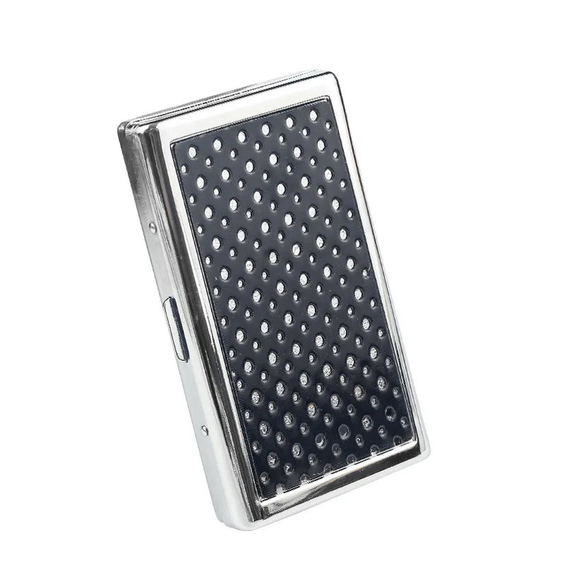 Slim Metal Cigarette Case – Durable & Portable Smoker's Holder