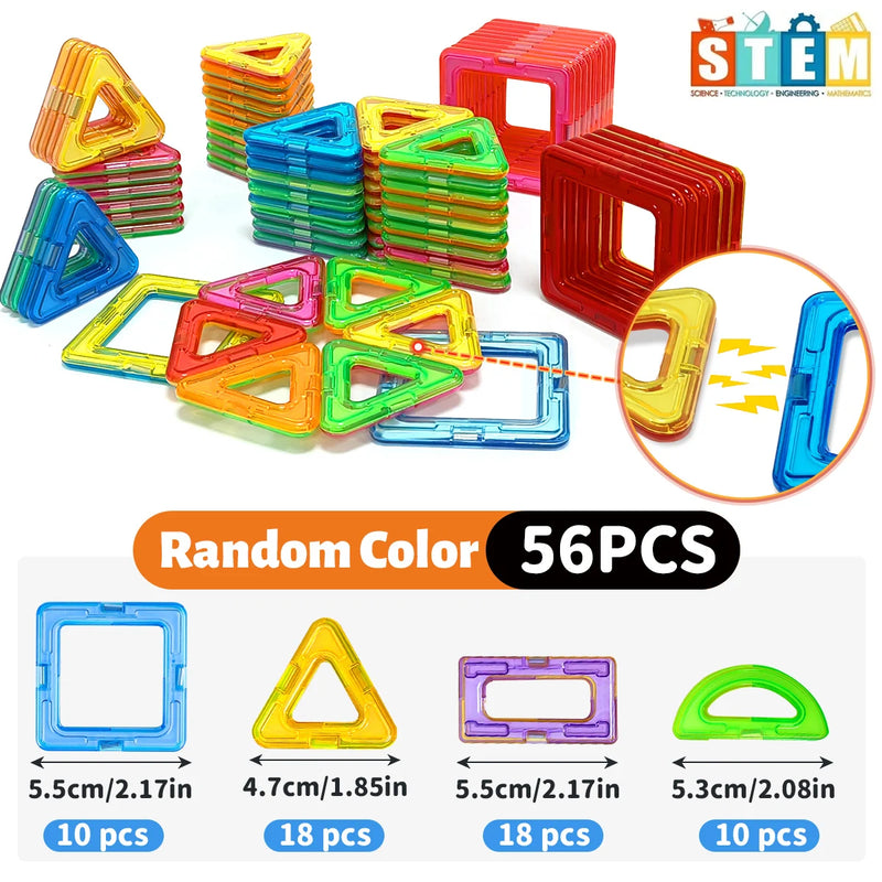 Magnetic Building Blocks Construction Set