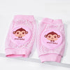 Soft Cotton Baby Knee Pads for Crawling