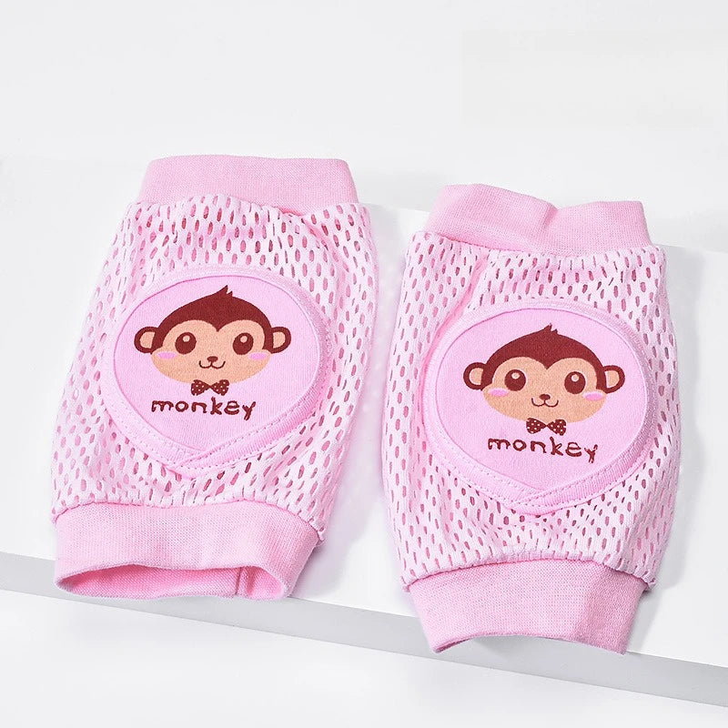 Soft Cotton Baby Knee Pads for Crawling