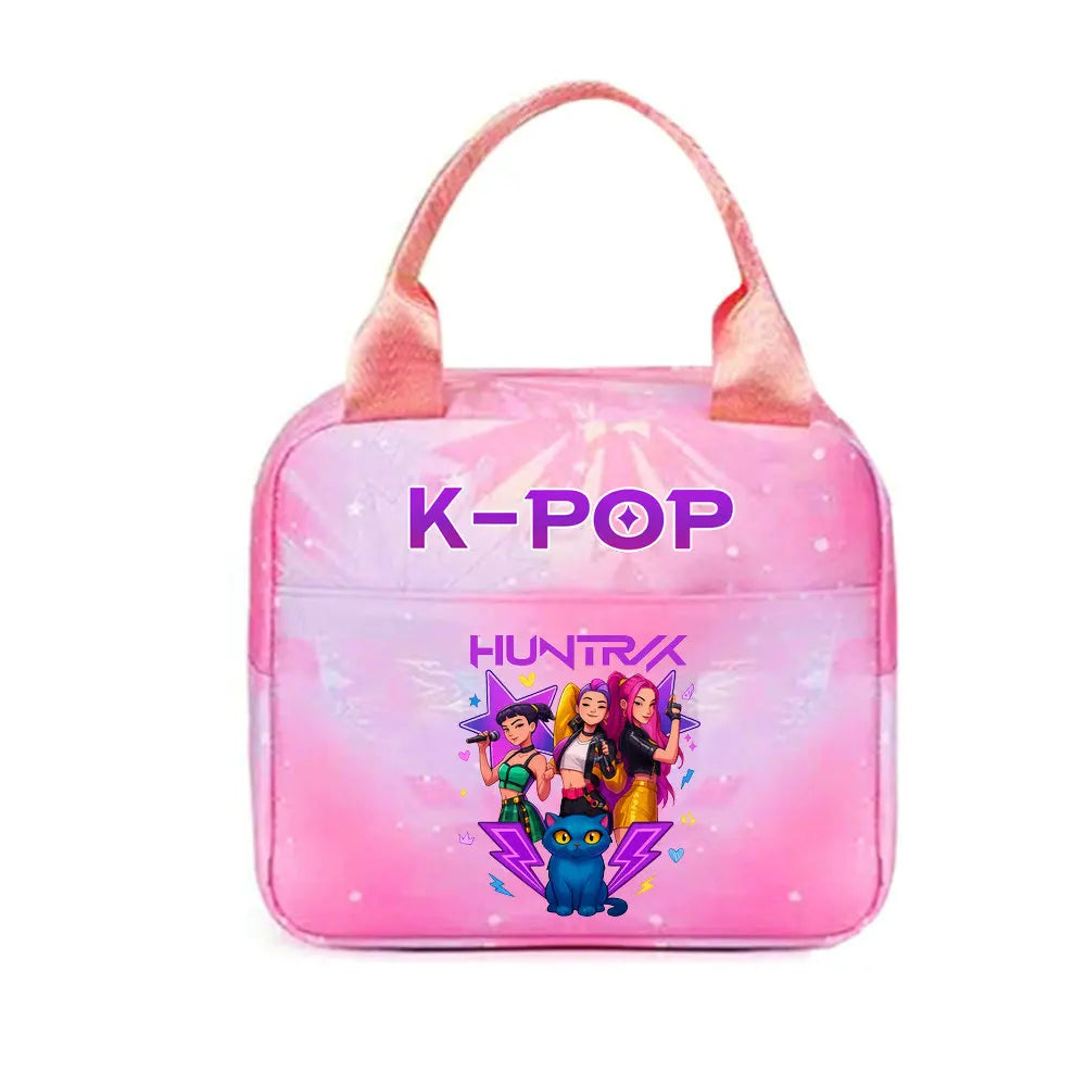KPop Demon Hunters Insulated Lunch Bag with Shoulder Strap