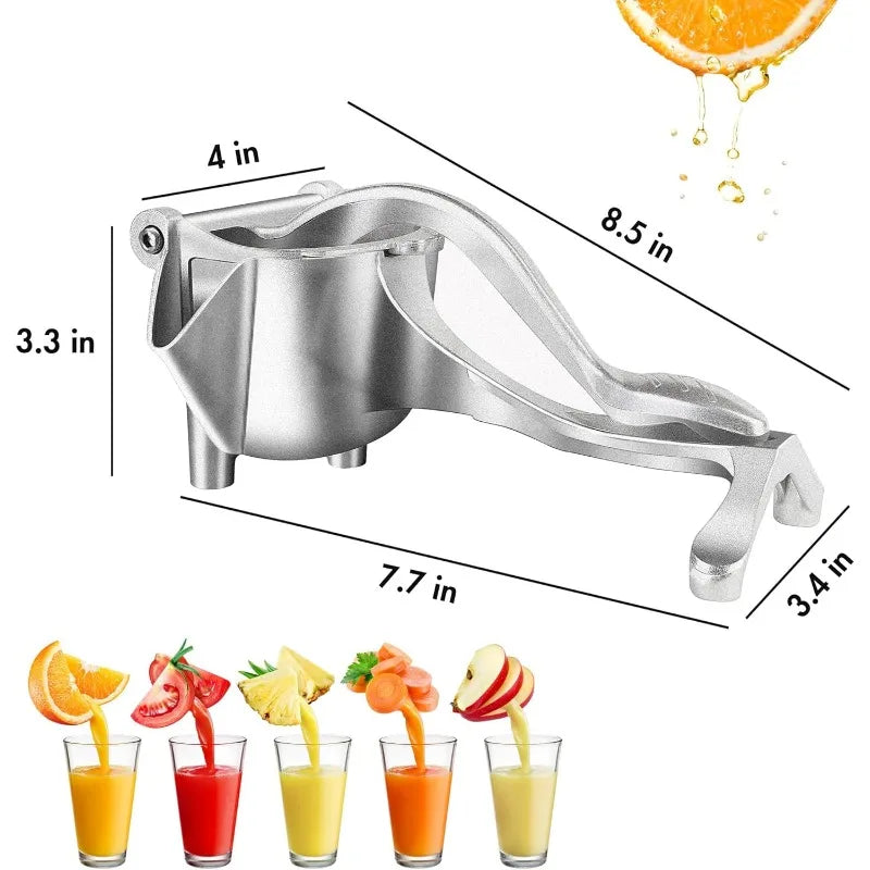 Manual Citrus Juicer – Heavy-Duty Aluminum Squeezer