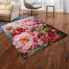 Floral Print Microfiber Throw Blanket