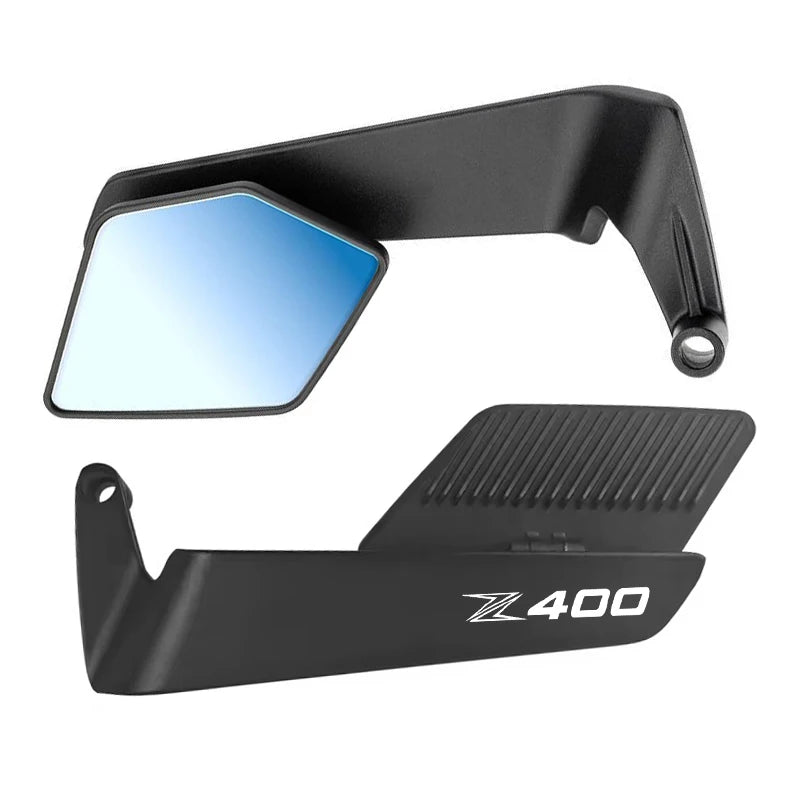 Universal Motorcycle Side Mirrors with Adjustable Winglets