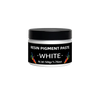 Jar of white resin pigment paste labeled as White Resin Pigment Paste, net weight 50g/1.76oz.