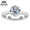 D-Color Moissanite Solitaire Engagement Ring