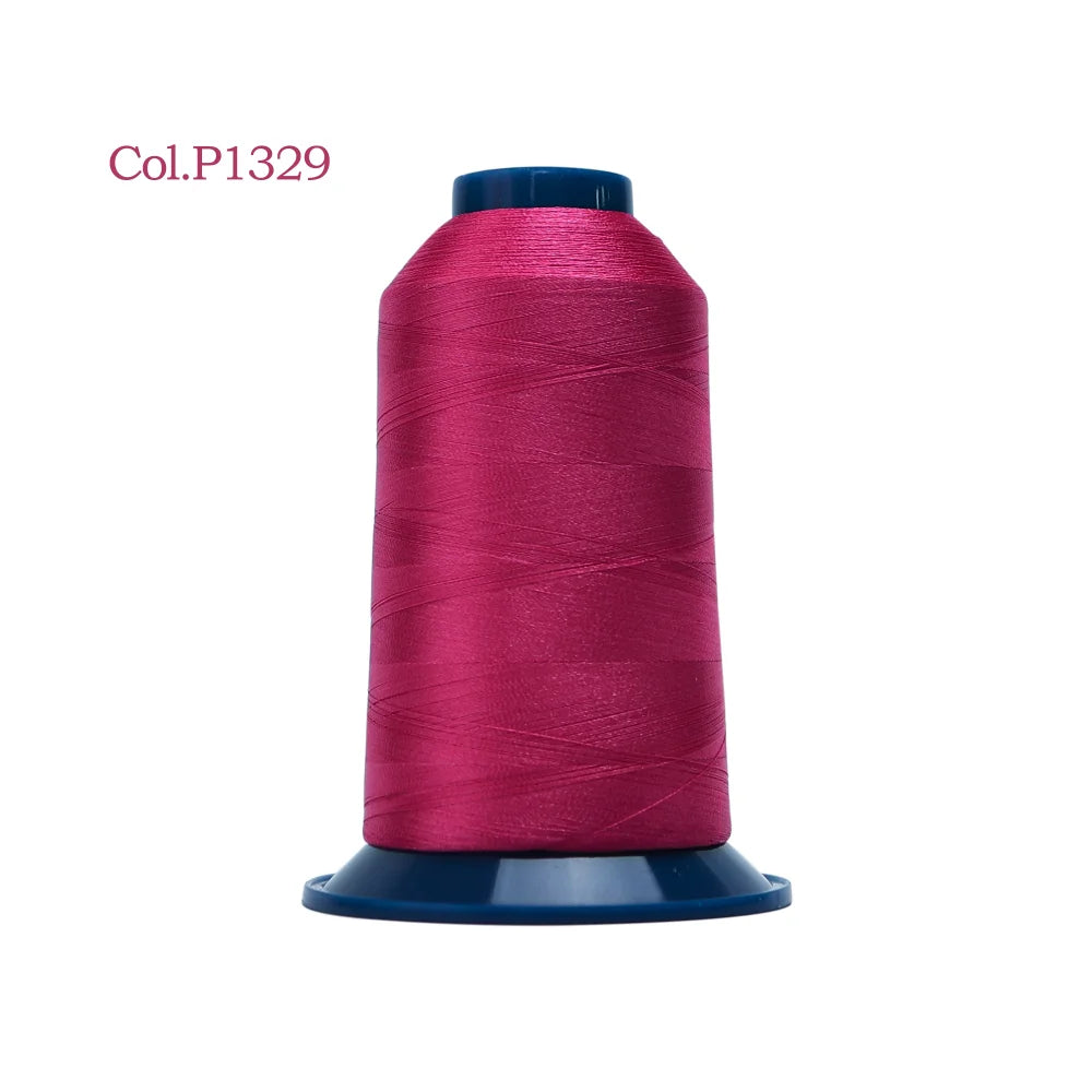 High-Tenacity Polyester Embroidery Thread (120D/2, 40wt) for Home & Industrial Machines