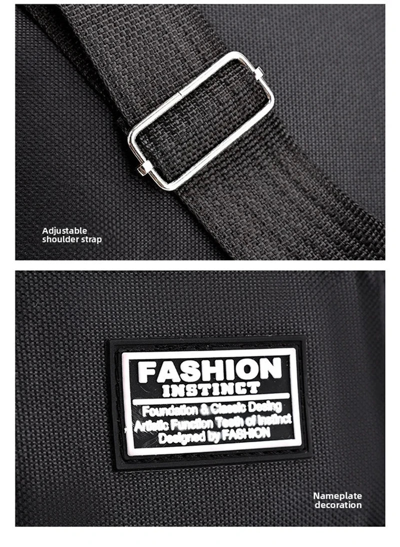 Men's Water-Resistant Crossbody Sling Bag for Work & Daily Commute