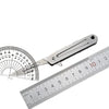 Compact Stainless Steel Folding Knife with Keychain