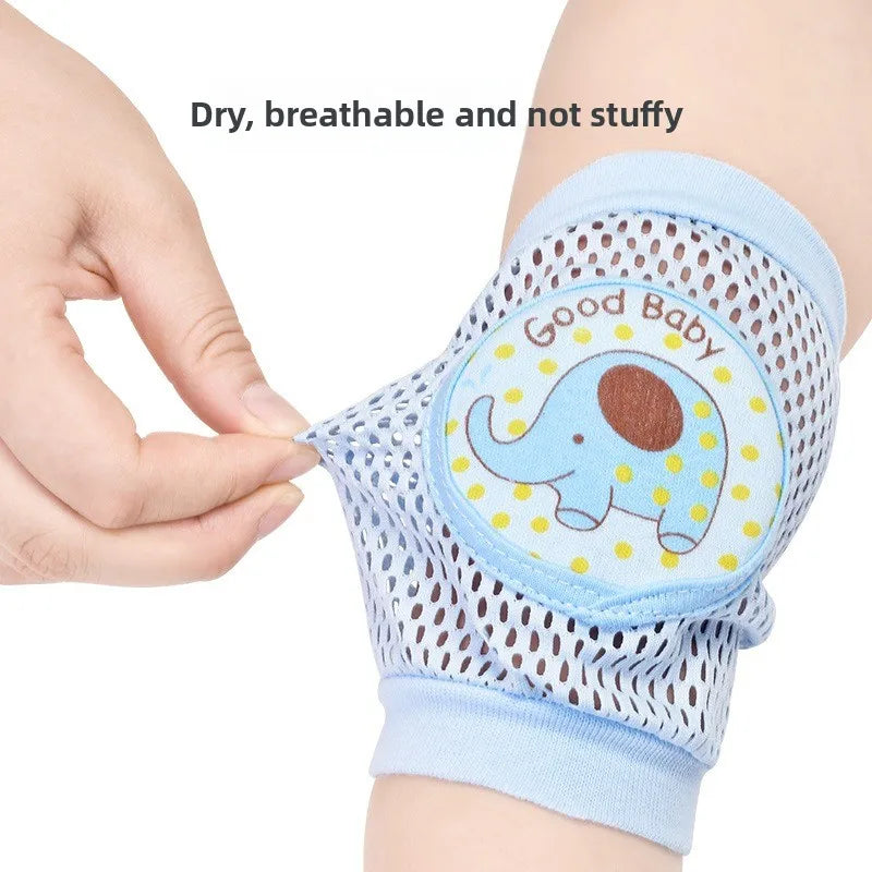 Soft Cotton Baby Knee Pads for Crawling