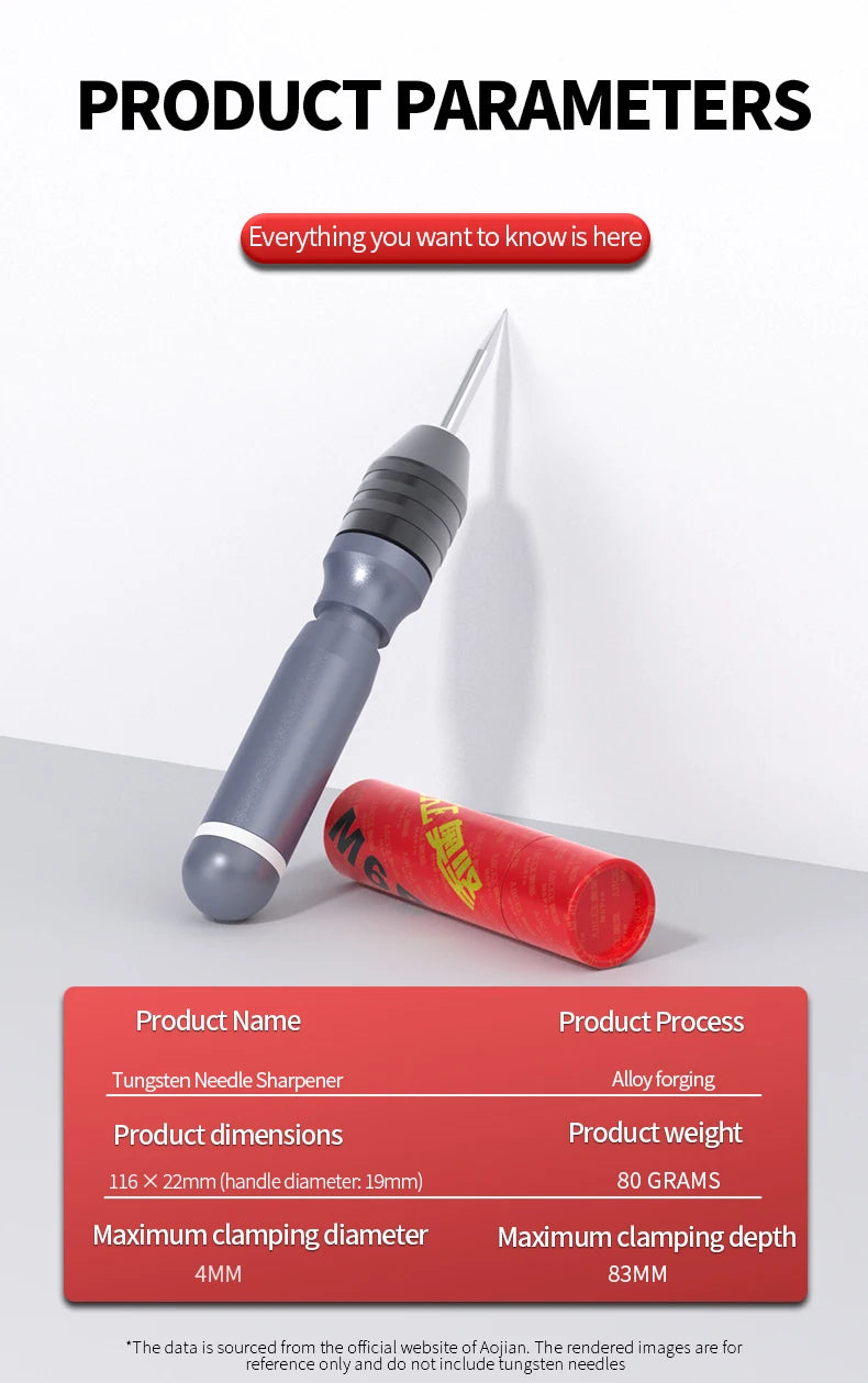 Tungsten Electrode Grinding Clamp for TIG Welding