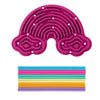 Double-Sided Silicone Fidget Board with 12 Strings