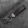 Carbon Fiber Car Keychain with Alloy Buckle