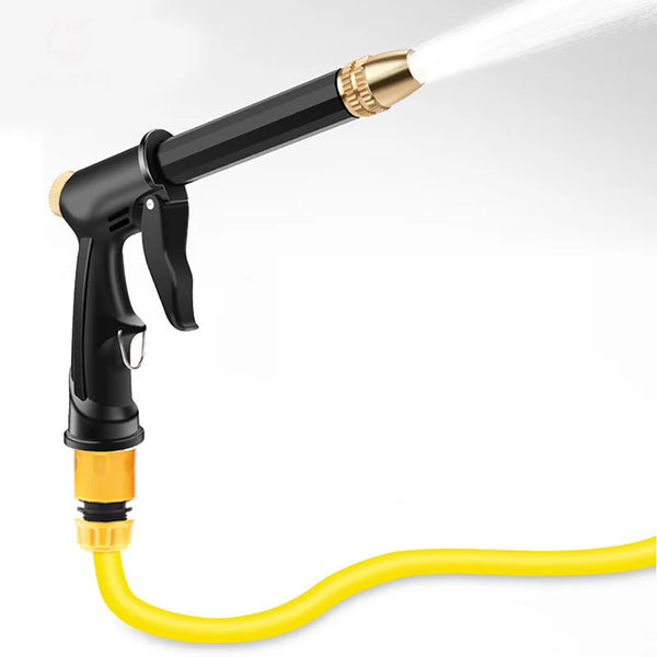 High-Pressure Garden Water Gun with Quick-Connect Nozzle