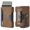Slim Aluminum Wallet with Money Clip and RFID Blocking