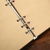 Vintage PU Leather Spiral Journal – Traveler's Notebook with Anchor Design