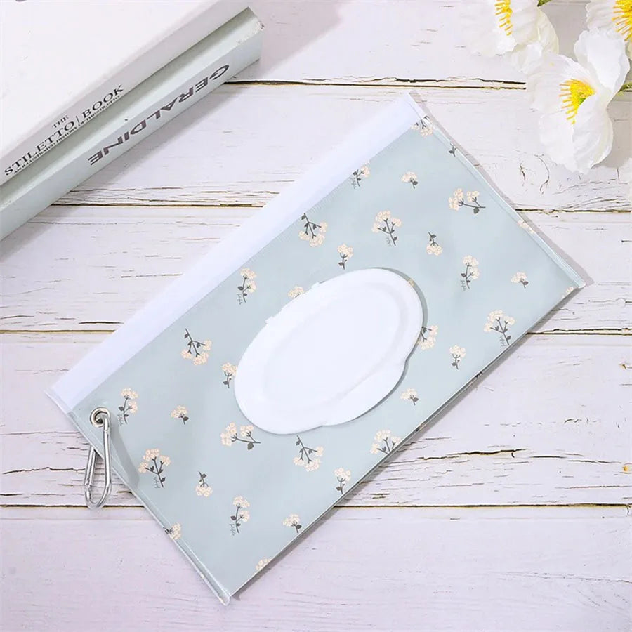 EVA Flip-Top Wet Wipes Pouch for Baby Strollers