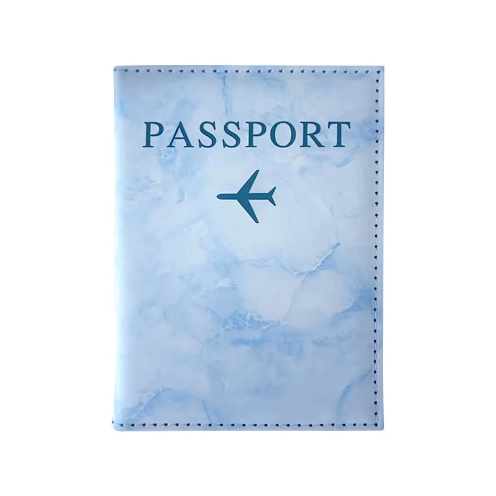 Classic Vintage Leather Passport Holder with Card Slots