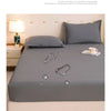 Waterproof Fitted Bed Sheet with 360-Degree Elastic Band