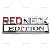 Redneck Edition 3D Chrome Emblem Decal