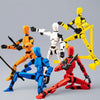 Multi-Jointed Action Robot Figure with Dog Companion