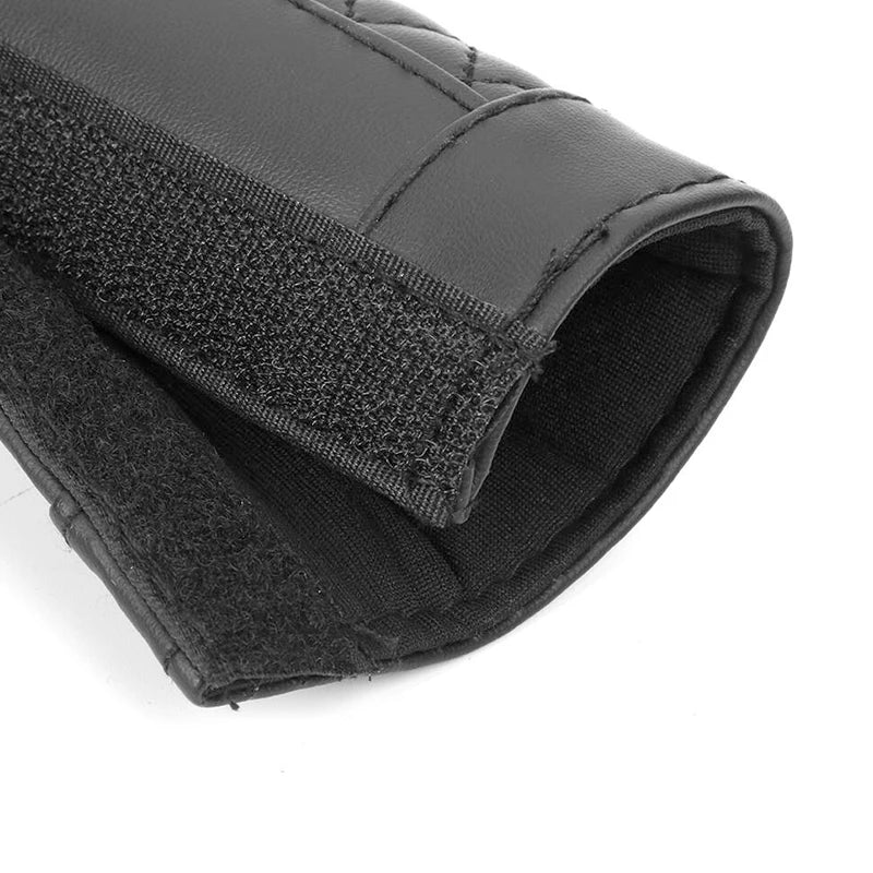 Premium PU Leather Seat Belt Covers