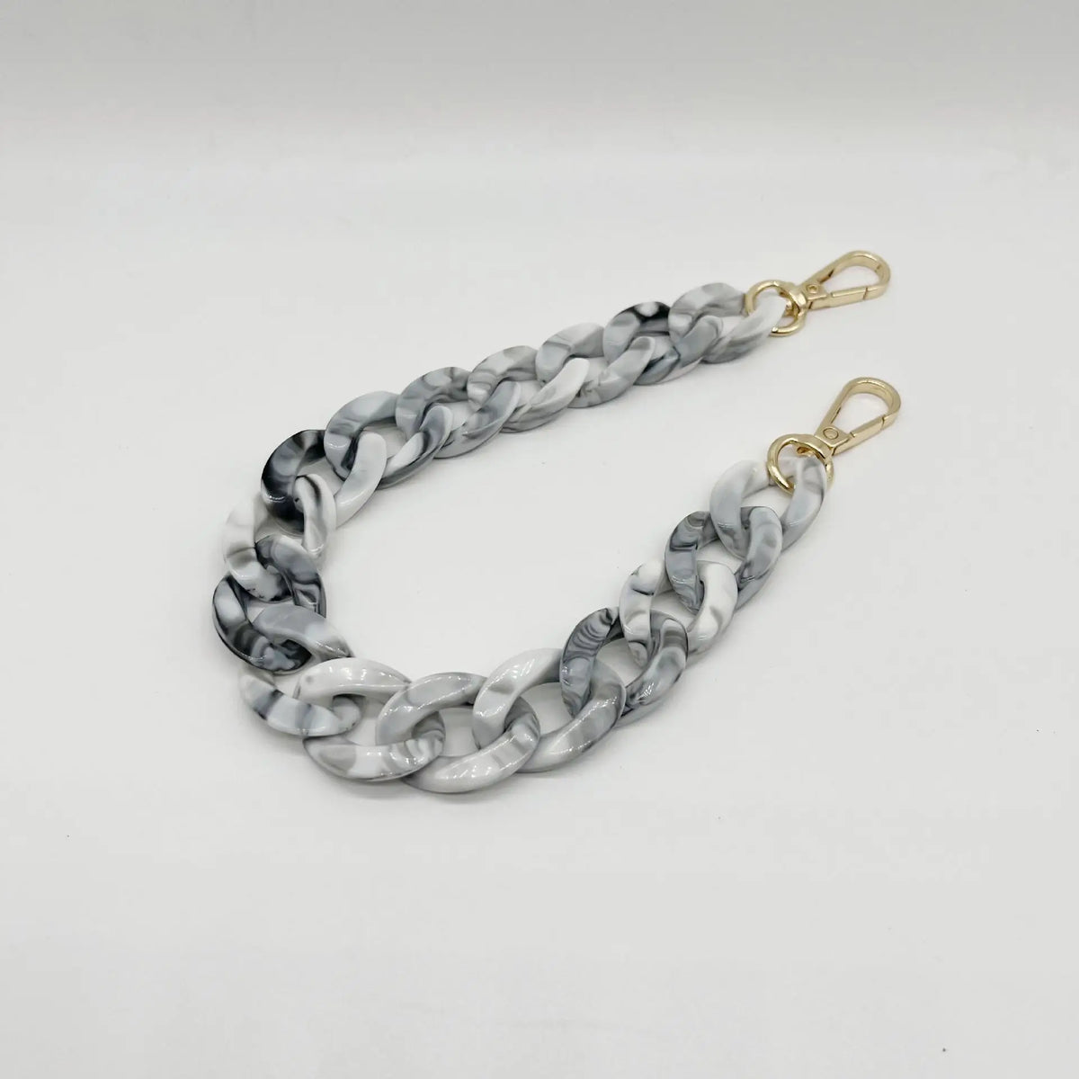 Vibrant Acrylic Bag Chain – Multicolor Shoulder & Phone Strap