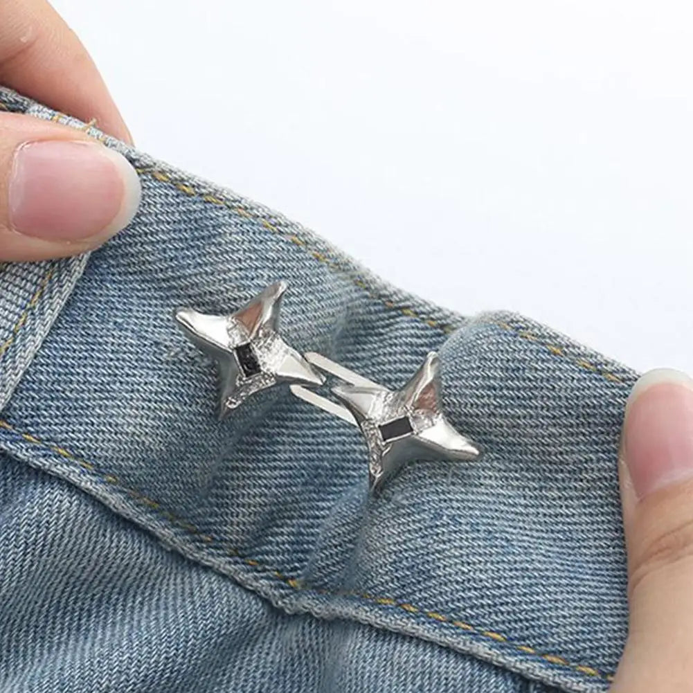 Adjustable Four-Point Star Waist Tightening Buckle