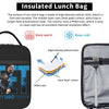 Vintage Wrestling Print Insulated Lunch Tote Bag