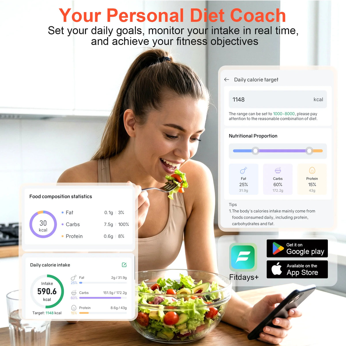 Báscula de Cocina Digital con Conexión a Aplicación