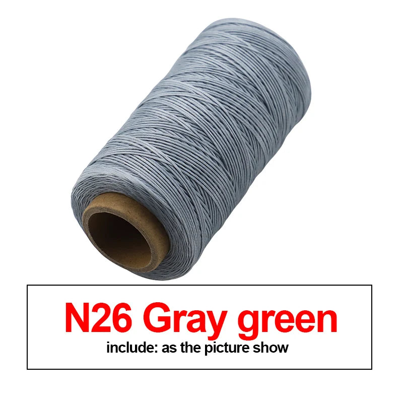 Flat Waxed Thread Spool for Leathercraft and DIY Projects