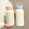 900ml Stainless Steel Insulated Travel Tumbler with Leak-Proof Lid and Straw