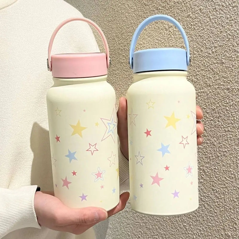 900ml Stainless Steel Insulated Travel Tumbler with Leak-Proof Lid and Straw