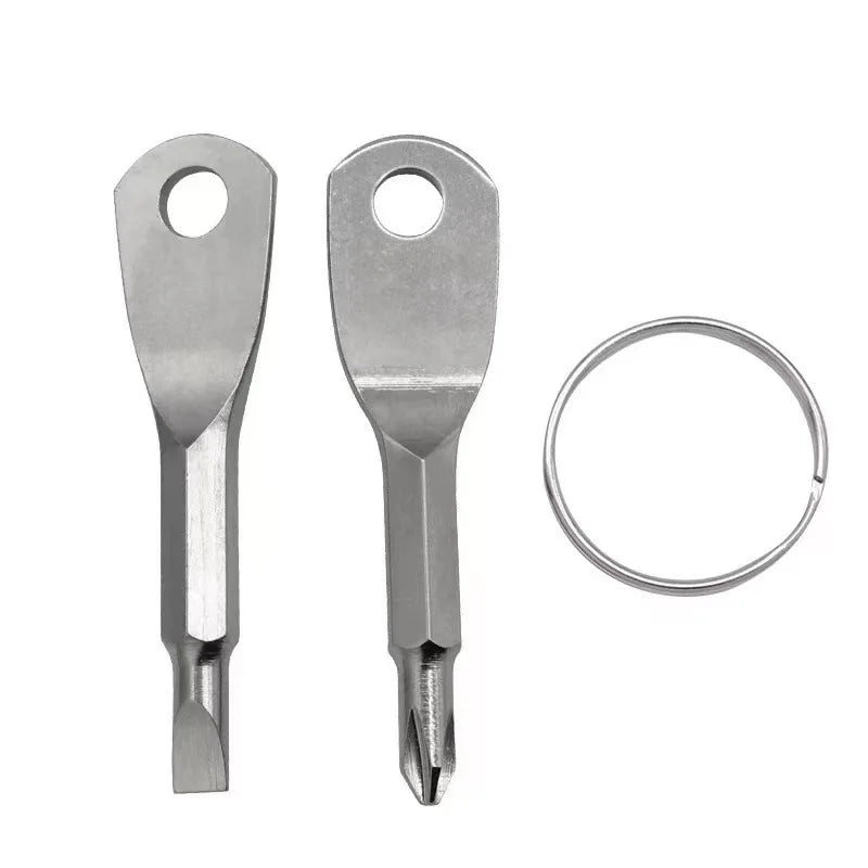 Mini Screwdriver Set with Keychain (2-Piece)