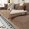 Luxurious Chenille Sofa Cover with Anti-Slip Backing