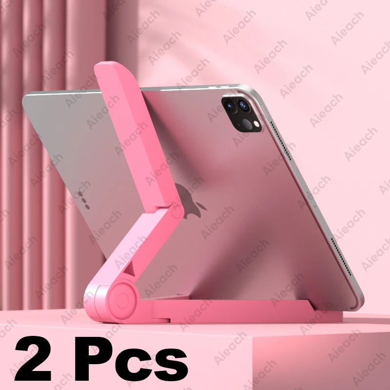 Support Pliant Ajustable pour Tablettes et Smartphones
