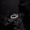 Elegant Moissanite Solitaire Ring in Sterling Silver