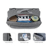 Gray compact diaper bag organizer featuring a zippered compartment and an insulation bottle holder.