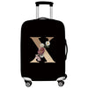 Gold Letter Series Elastic Luggage Cover
