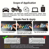 GUTS Text Vinyl Decal – Waterproof Car & Laptop Sticker