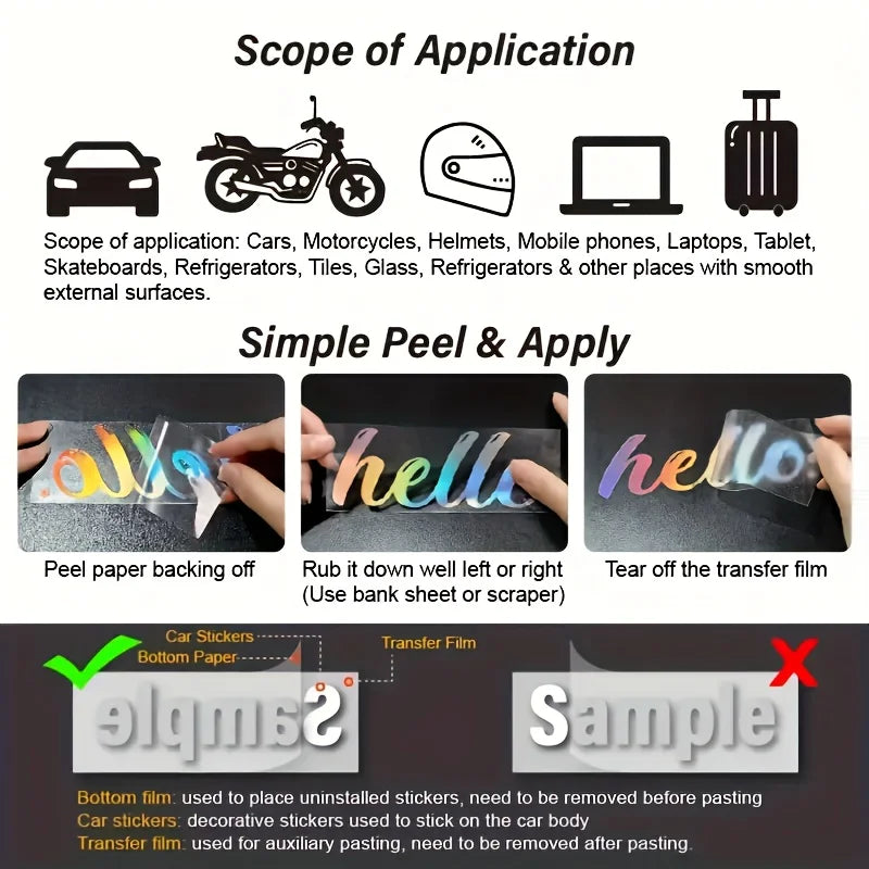 GUTS Text Vinyl Decal – Waterproof Car & Laptop Sticker