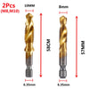 Metric Thread Tap Set - Titanium Coated HSS Drill Bits