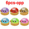 Juguete Squishy de Dumpling con Purpurina