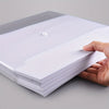Clear A4 Plastic Document Organizer Folders (Set of 10)