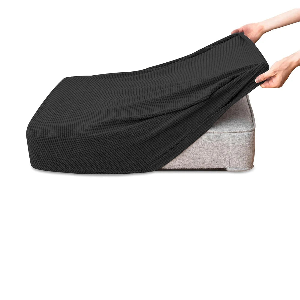 Stretchable Jacquard Sofa Cushion Covers with Anti-Slip Base