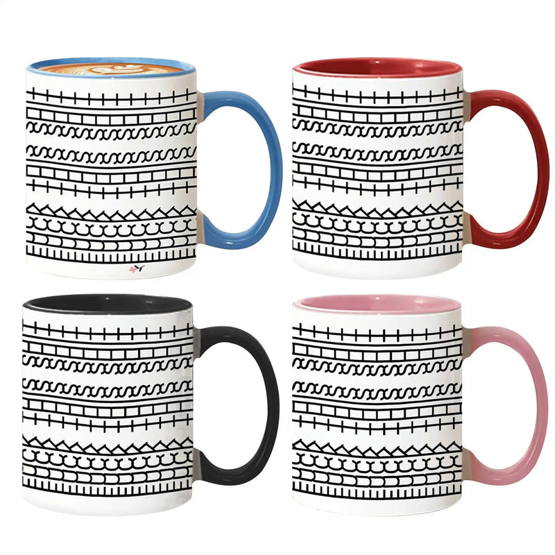 Versteckte Botschaft Keramik-Kaffeetasse