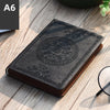 Retro A6 Faux Leather Notebook with Elastic Closure