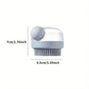 Brosse de bain en silicone pour animaux avec distributeur de savon