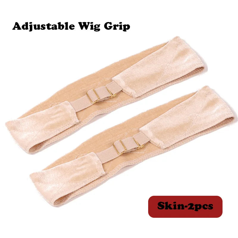 Adjustable Velvet Wig Grip Headband